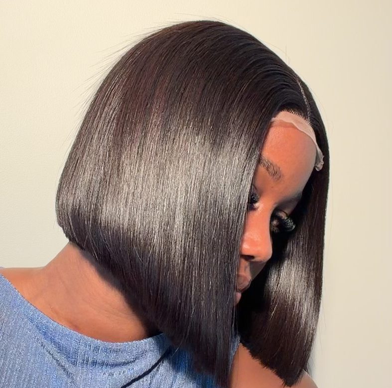 bob wig 10 inch 5x5 closure | raw vietnamese human hair bob wig 10 inch 5x5 closure | raw vietnamese human hair