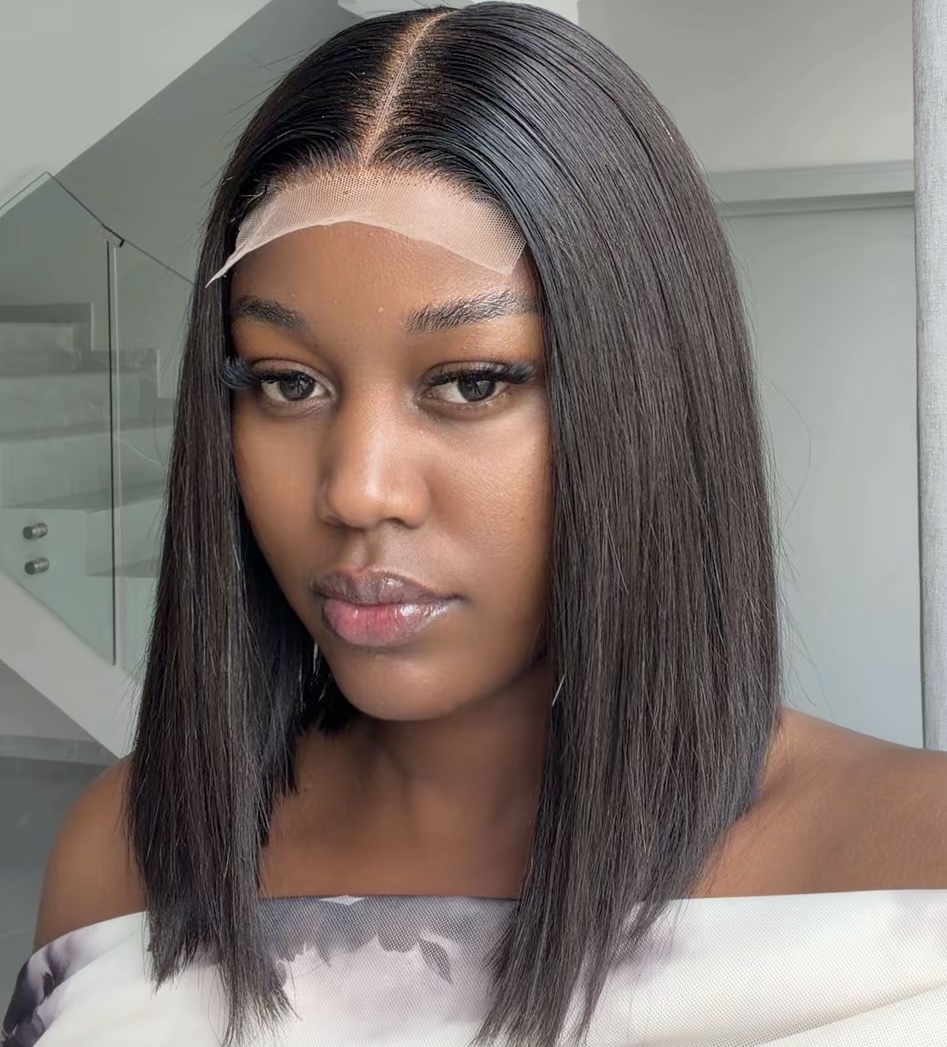 bob wig 12 inch 6x6 closure | raw vietnamese human hair bob wig 12 inch 6x6 closure | raw vietnamese human hair
