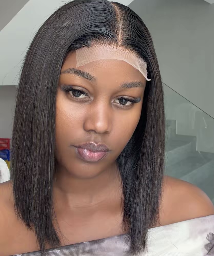 bob wig 12 inch 6x6 closure | raw vietnamese human hair bob wig 12 inch 6x6 closure | raw vietnamese human hair
