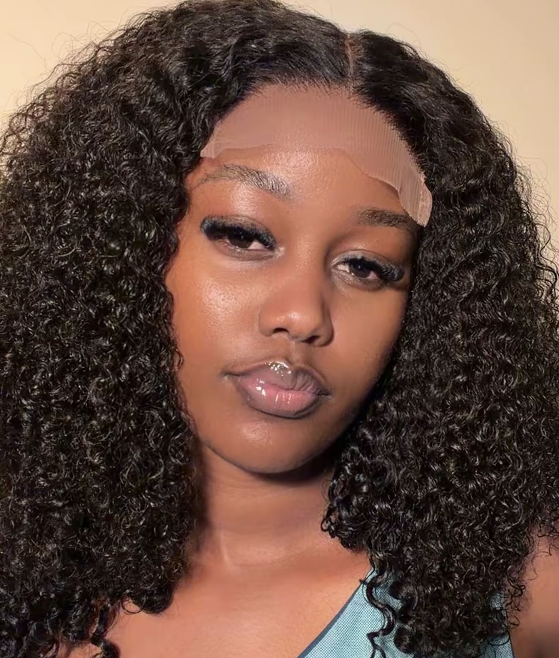 curly wig 14 inch black 5x5 curly wig 14 inch black 5x5