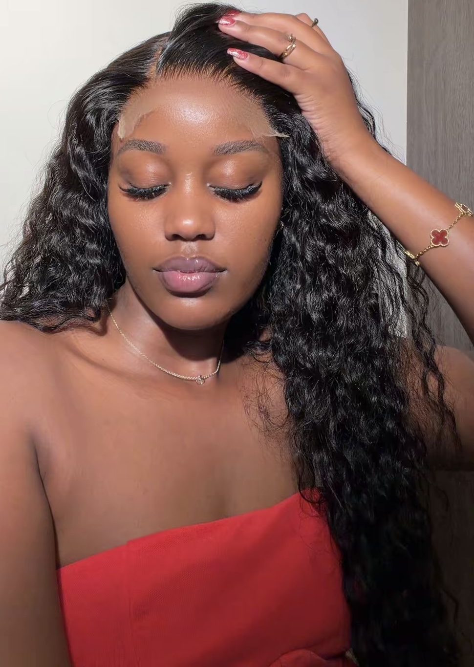 deep wave curly wig 28 inch black 5x5 deep wave curly wig 28 inch black 5x5
